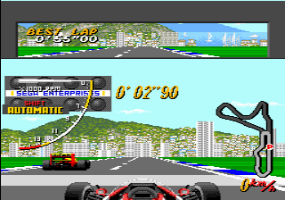 Super Monaco GP | Genesis | gameplay screenshot 2