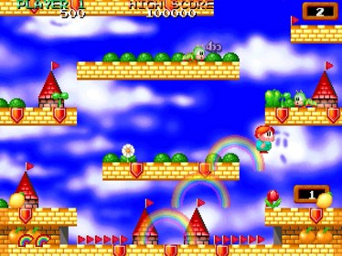 Bubble Bobble also featuring Rainbow Islands | PlayStation | gameplay screenshot 1