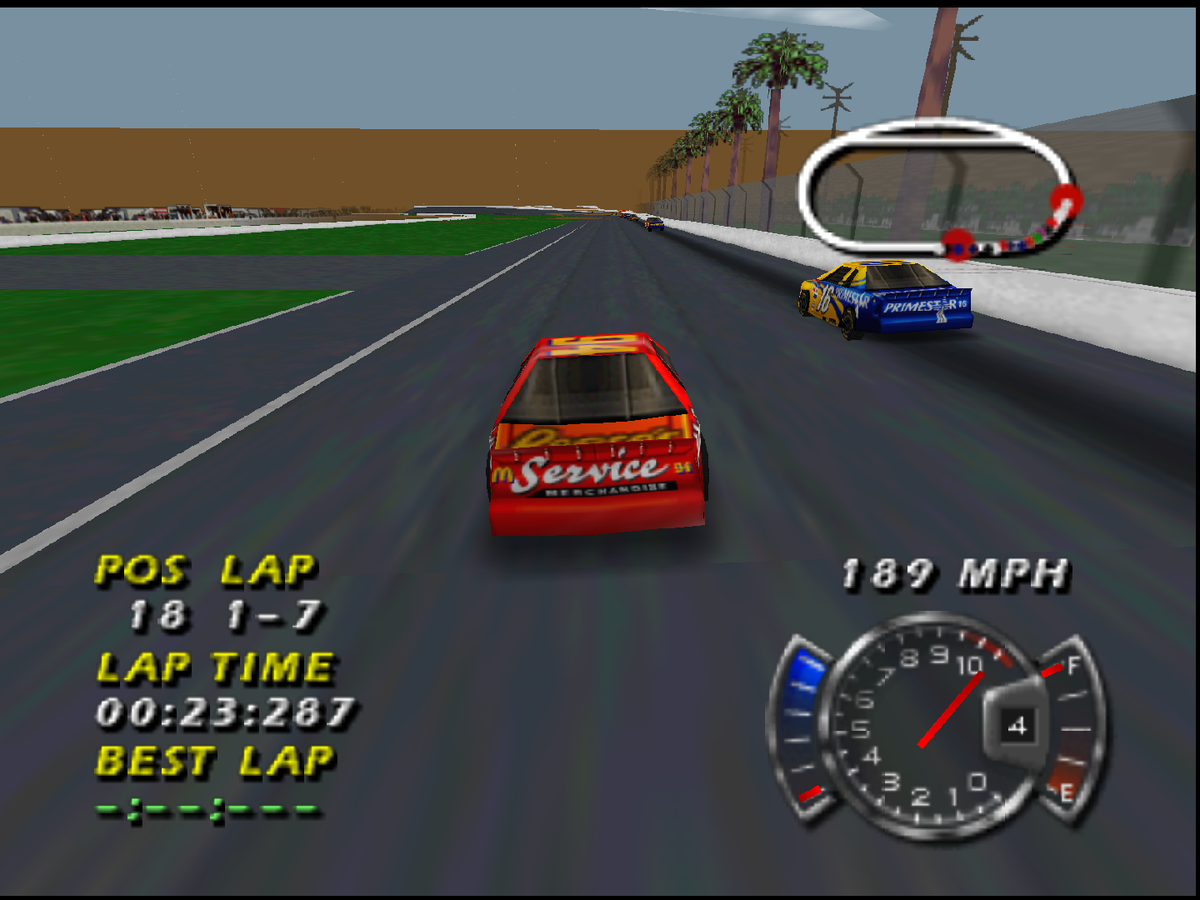 
NASCAR 99 | Nintendo 64 | gameplay screenshot 1