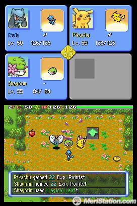 
Pokémon Mystery Dungeon: Explorers of Darkness | Nintendo DS | gameplay screenshot 3