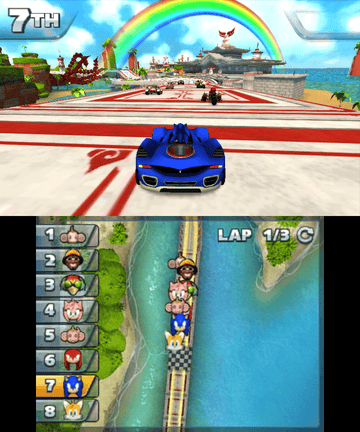 
Sonic & All-Stars Racing: Transformed | Nintendo 3DS | gameplay screenshot 5