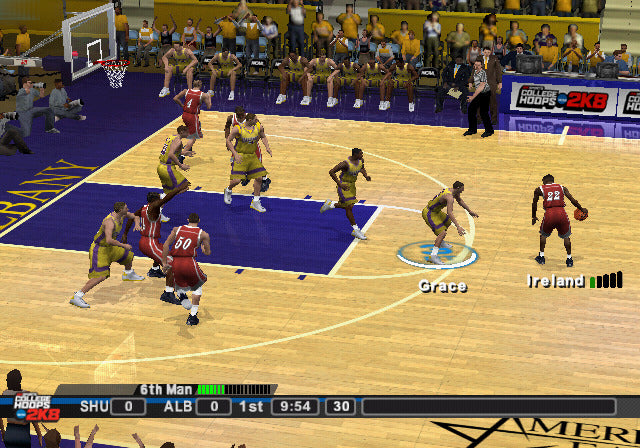 
College Hoops NCAA 2K8 | PlayStation 2 | gameplay screenshot 1 | Region: North America | Source: LaunchBox