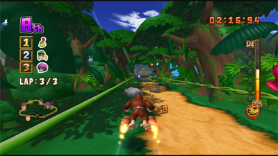 
Donkey Kong Barrel Blast | Wii | gameplay screenshot 2