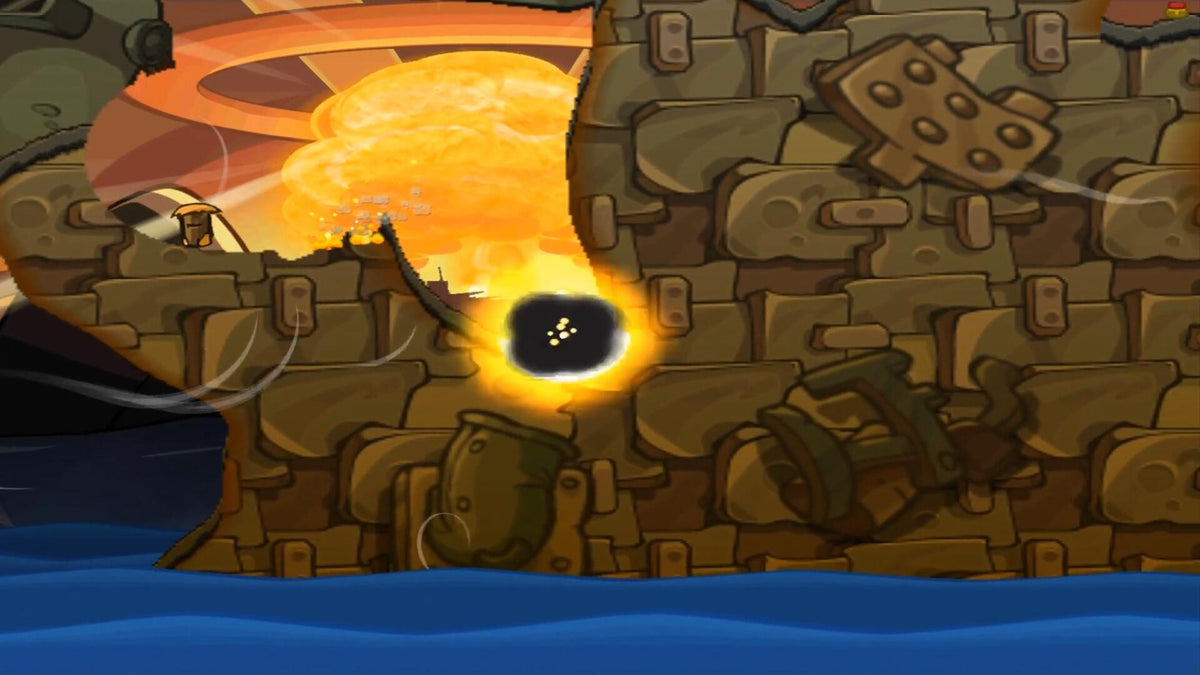 Worms: Battle Islands | Wii | gameplay screenshot 2 | Region: North America | Source: LaunchBox