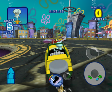 
SpongeBob's Boating Bash | Wii | gameplay screenshot 2