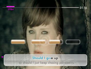 
We Sing: UK Hits | Wii | gameplay screenshot 3