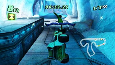 Ben 10: Galactic Racing | PlayStation 3 | gameplay screenshot 1 | Region: North America | Source: LaunchBox