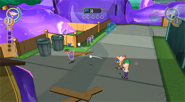 
Phineas and Ferb: Across the 2nd Dimension | Wii | gameplay screenshot 2