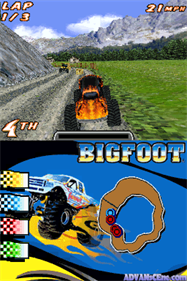 
Bigfoot: Collision Course | Nintendo DS | gameplay screenshot 1