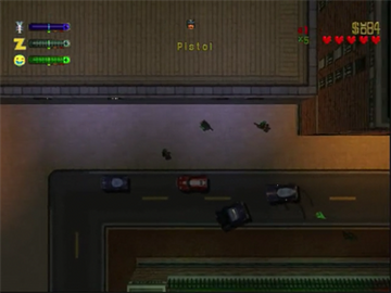 Grand Theft Auto 2 | Dreamcast | gameplay screenshot 1 | region=North America | launchbox-c54c0d9e5fc6 | source=LaunchBox