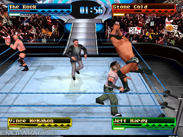 WWF SmackDown! | PlayStation | gameplay screenshot 1 | Region: North America | Source: LaunchBox