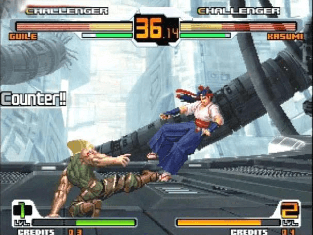 SVC Chaos: SNK vs. Capcom | Xbox | gameplay screenshot 1