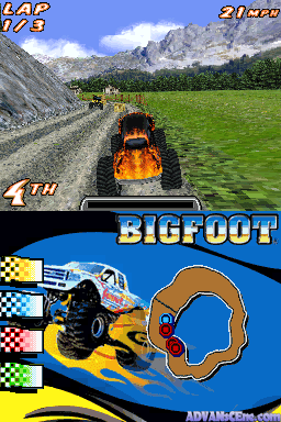 Bigfoot: Collision Course | Nintendo DS | gameplay screenshot 2