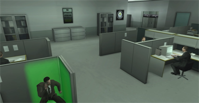 
The Matrix: Path of Neo | PlayStation 2 | cinematic screenshot - office scene