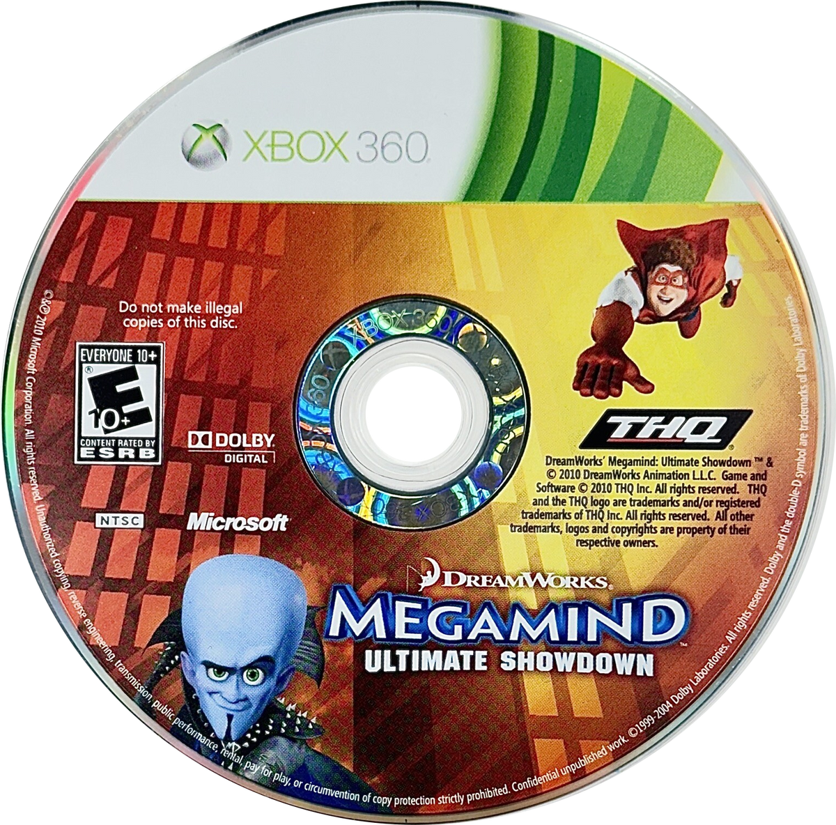 
Megamind: Ultimate Showdown | Xbox 360 | game disc/cartridge 1