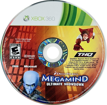 
Megamind: Ultimate Showdown | Xbox 360 | game disc/cartridge 1