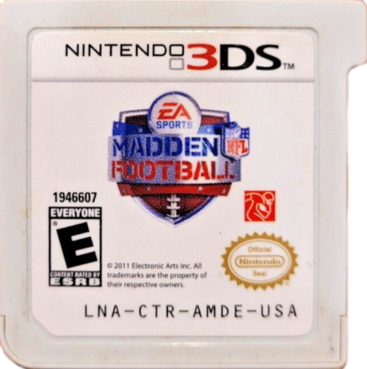 
Madden NFL Football | Nintendo 3DS | game disc/cartridge 1