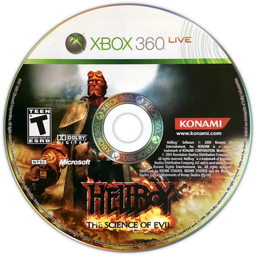 
Hellboy: The Science of Evil | Xbox 360 | game disc/cartridge 1
