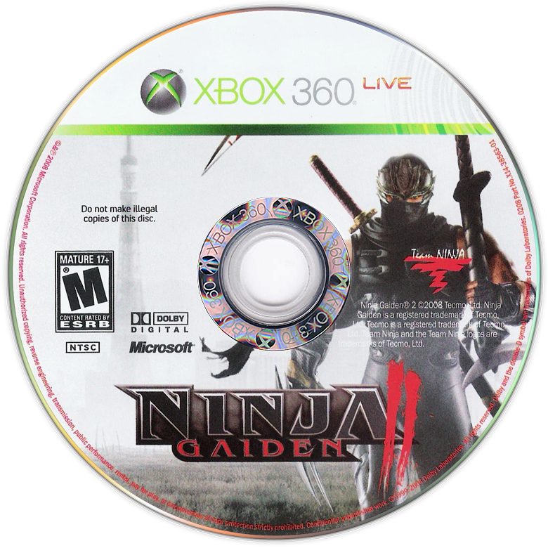 
Ninja Gaiden II | Xbox 360 | game disc/cartridge 1