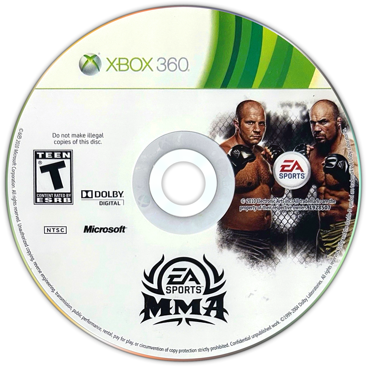 
EA Sports MMA | Xbox 360 | game disc/cartridge 1 | Region: North America | Source: LaunchBox