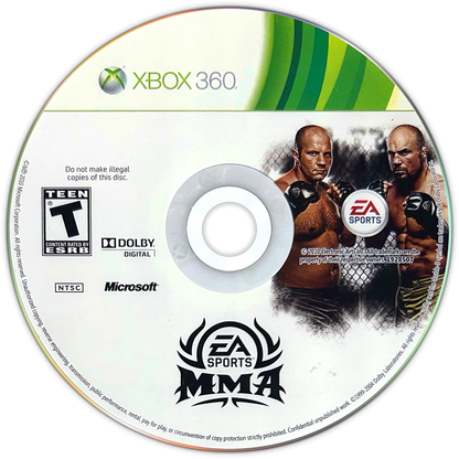 
EA Sports MMA | Xbox 360 | game disc/cartridge 1 | Region: North America | Source: LaunchBox