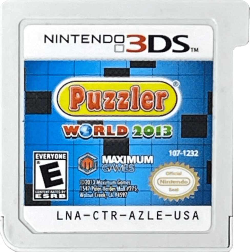 
Puzzler World 2013 | Nintendo 3DS | game disc/cartridge 1