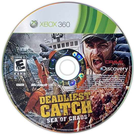 
Deadliest Catch: Sea of Chaos | Xbox 360 | game disc/cartridge 1 | Region: North America | Source: LaunchBox