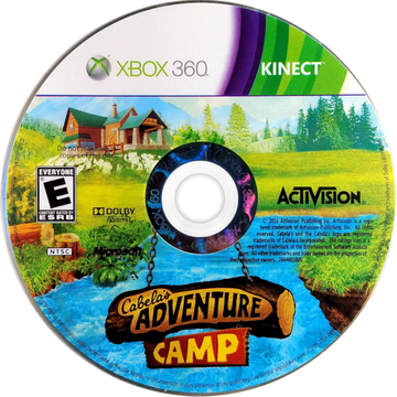 
Cabela's Adventure Camp | Xbox 360 | game disc/cartridge 1 | Region: North America | Source: LaunchBox