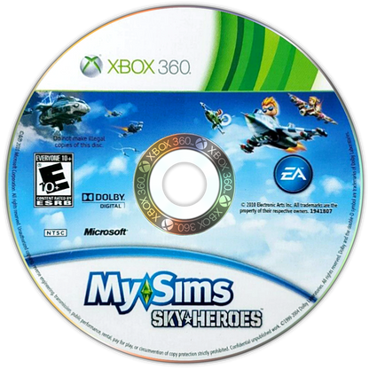 
MySims: SkyHeroes | Xbox 360 | game disc/cartridge 1