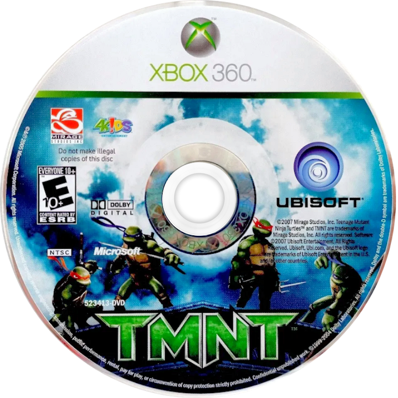 
TMNT | Xbox 360 | game disc/cartridge 1 | Region: North America | Source: LaunchBox