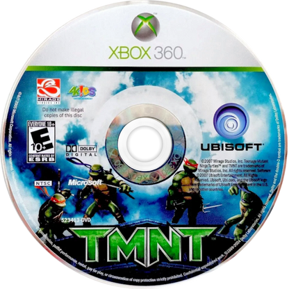 
TMNT | Xbox 360 | game disc/cartridge 1 | Region: North America | Source: LaunchBox