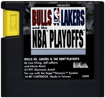 
Bulls vs. Lakers and the NBA Playoffs | Genesis | game disc/cartridge 1