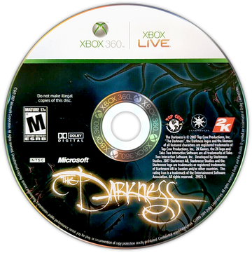 
The Darkness | Xbox 360 | game disc/cartridge 1