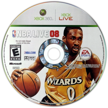 
NBA Live 08 | Xbox 360 | game disc/cartridge 1 | Region: North America | Source: LaunchBox