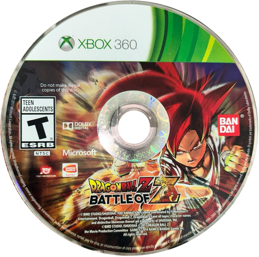 
Dragon Ball Z: Battle of Z | Xbox 360 | game disc/cartridge 1 | Region: North America | Source: LaunchBox