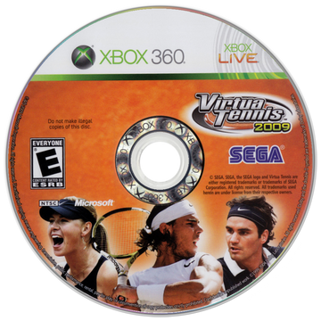 
Virtua Tennis 2009 | Xbox 360 | game disc/cartridge 1 | Region: North America | Source: LaunchBox