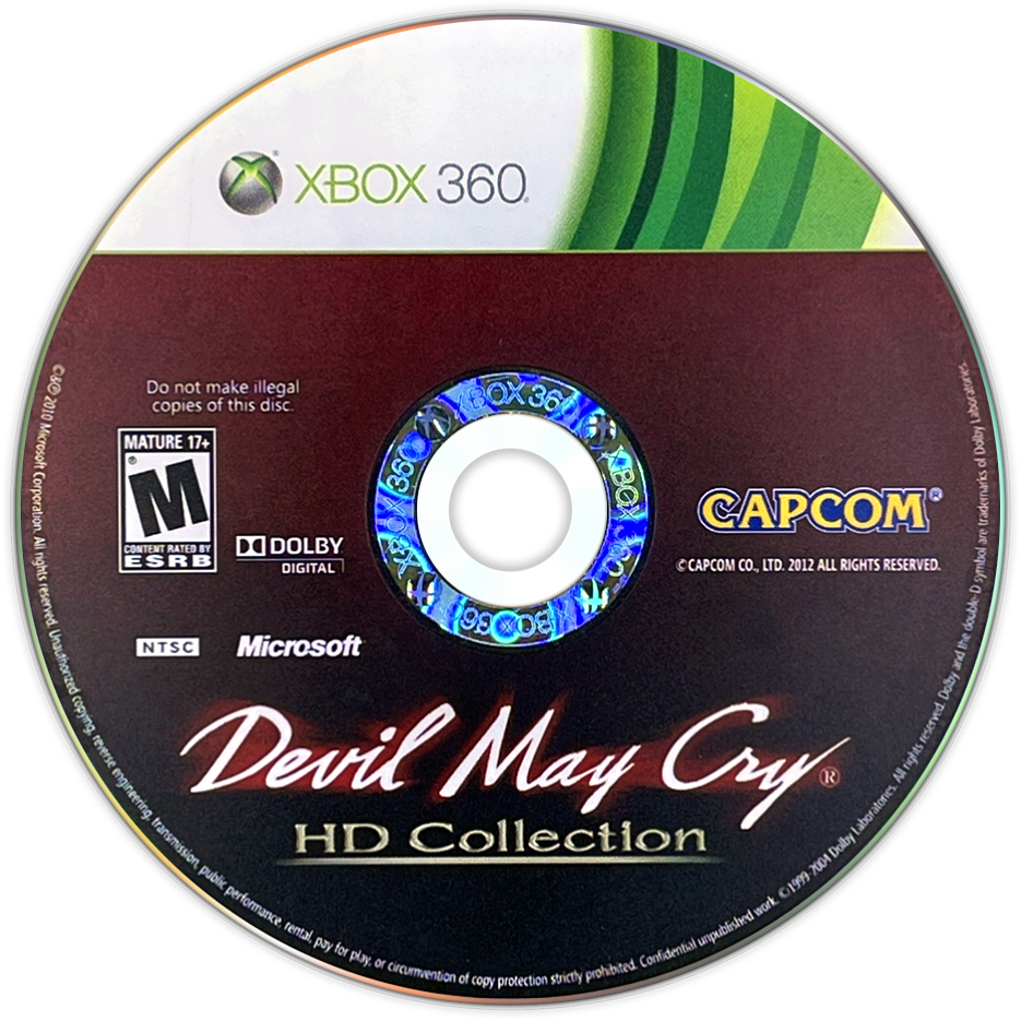 
Devil May Cry: HD Collection | Xbox 360 | game disc/cartridge 1
