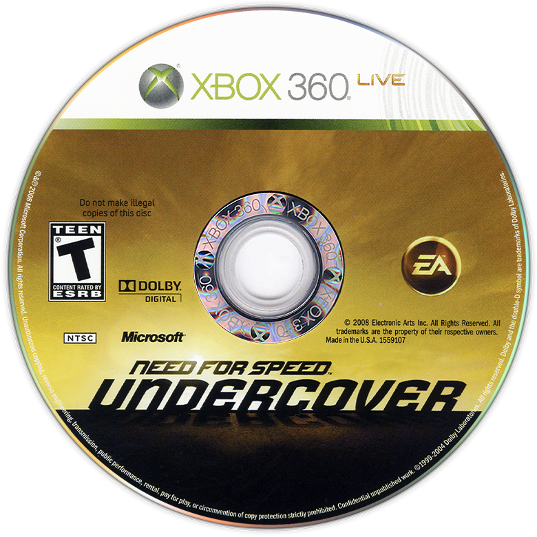 
Need for Speed: Undercover | Xbox 360 | game disc/cartridge 1