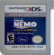 
Finding Nemo: Escape to the Big Blue [Special Edition] | Nintendo 3DS | game disc/cartridge 1