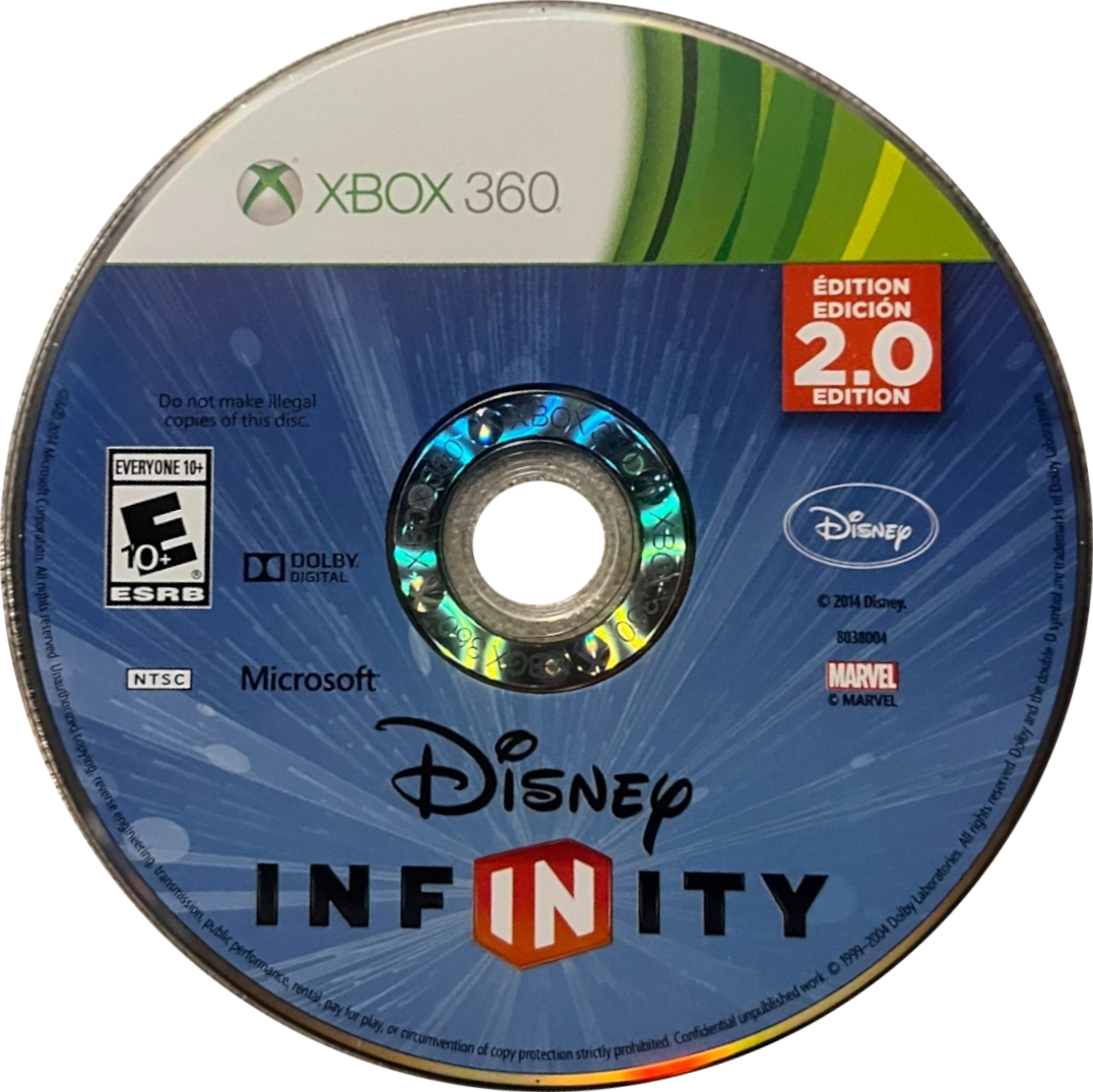 Disney Infinity: 2.0 Edition | Xbox 360 | game disc/cartridge 1 | Region: North America | Source: LaunchBox