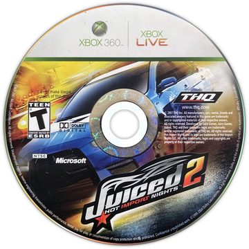 
Juiced 2: Hot Import Nights | Xbox 360 | game disc/cartridge 1 | Region: North America | Source: LaunchBox