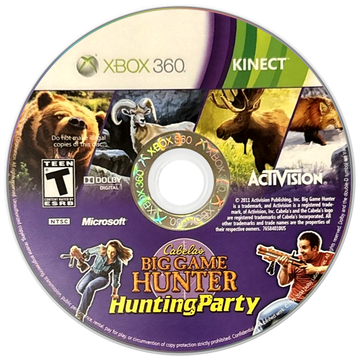
Cabela's Big Game Hunter: Hunting Party | Xbox 360 | game disc/cartridge 1