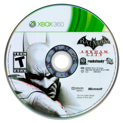 
Batman: Arkham City | Xbox 360 | game disc/cartridge 1 | Region: North America | Source: LaunchBox