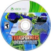 
Transformers: Devastation | Xbox 360 | game disc/cartridge 1 | Region: North America | Source: LaunchBox