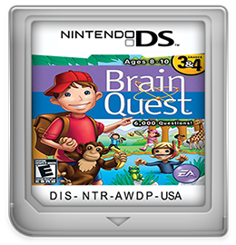 
Brain Quest: Grades 3 & 4 | Nintendo DS | game disc/cartridge 1