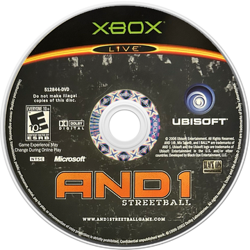 
AND 1 Streetball | Xbox | game disc/cartridge 1 | Region: North America | Source: LaunchBox
