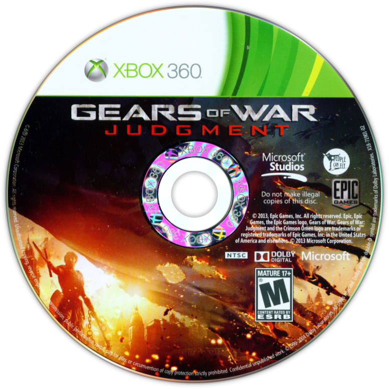 
Gears of War: Judgment | Xbox 360 | game disc/cartridge 1
