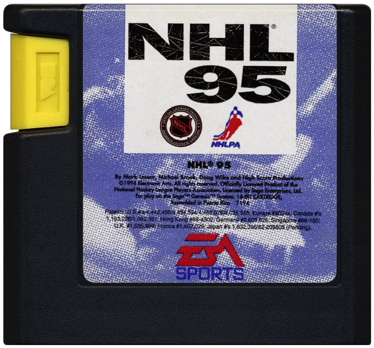 
NHL 95 | Genesis | game disc/cartridge 1