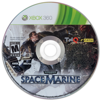 
Warhammer 40,000: Space Marine | Xbox 360 | game disc/cartridge 1 | Region: North America | Source: LaunchBox