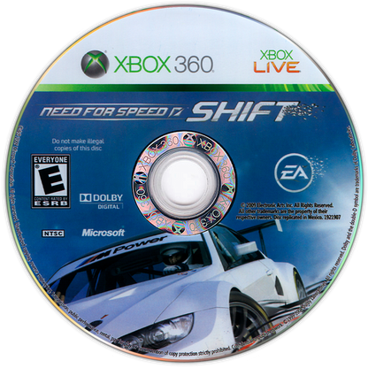 
Need for Speed: Shift | Xbox 360 | game disc/cartridge 1 | Region: North America | Source: LaunchBox